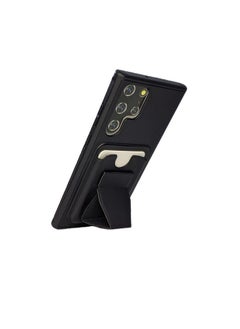 New Case Protective case compatible with devices such as Samsung S22 Ultra - with card holder - desk stand on the back  - Image 2
