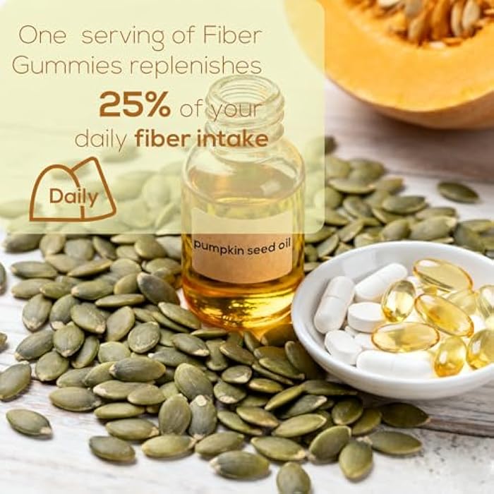 Greenshoots Pumpkin Seed Oil Gummies for Adults, with Zinc & Vitamin E, Pectin-Based Chewable Supplement, Natural Flavor, 60 Gummies - Image 3