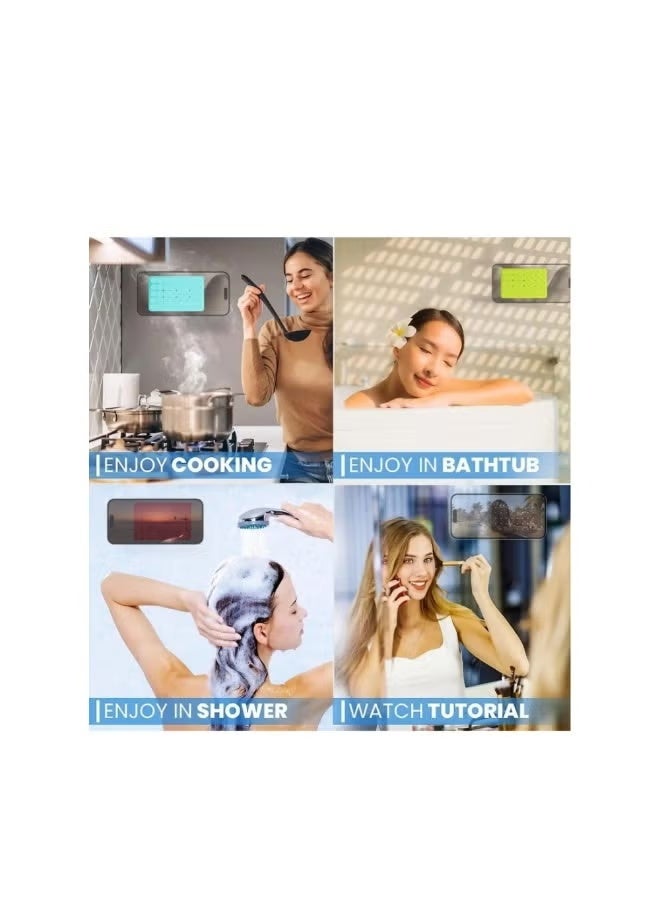 TIGER “Black Silicone Pad High-Quality Non-Slip Accessory for Secure Phone Mounting, Provides Stable Viewing and Hands-Free Use on Smooth Surfaces, Ideal for Car Dashboards, Office Desks, Kitchen Counters, and Bedside Tables, Durable Washable Material for Everyday Use.” - Image 2