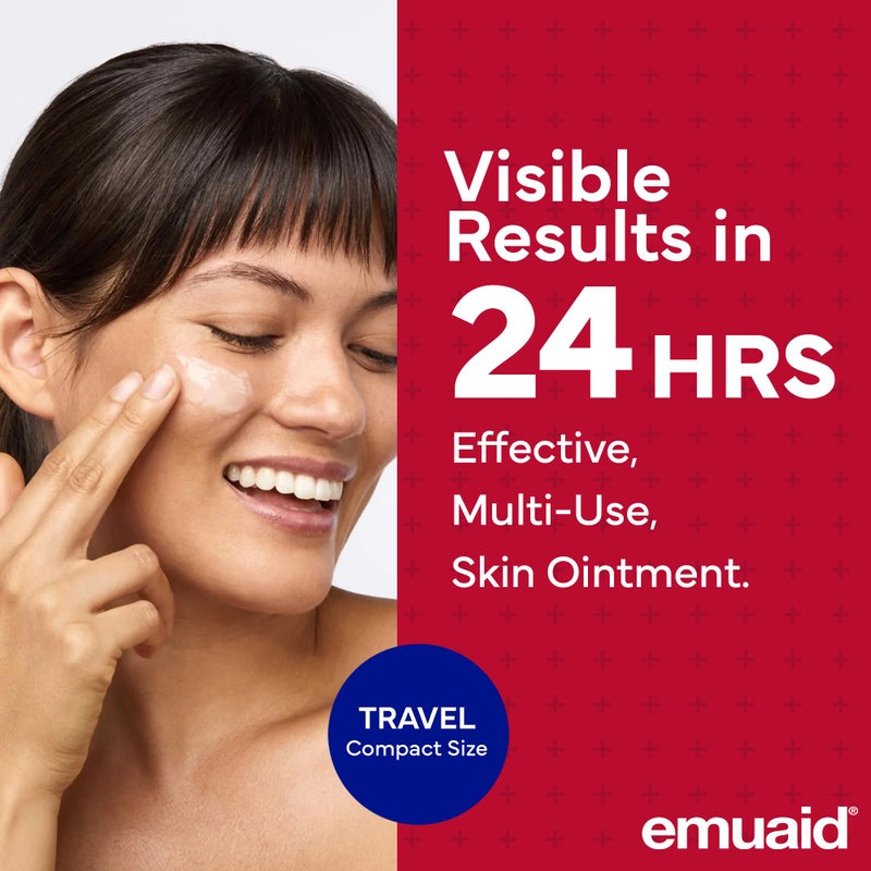 Emuaid مرهم EMUAIDMAX لعلاج الحكة الجلدية، علاج قوي لقدم الرياضي، الصدفية، حكة الفخذ، الطفح الجلدي، الإكزيما، قروح البرد، الفقاعات، وعدوى الخميرة، 0.5 أونصة - Image 2