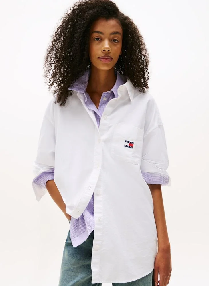 TOMMY JEANS Casual Long Sleeve Shirt