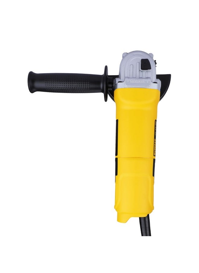 DEWALT - DEWALT DW803, 1000W, 4'' (100mm) Heavy Duty Angle Grinder Engineered For Heavy Duty Applications with Spindle Lock and Toggle switch, 2 Year Warranty (SIDE HANDLE INCLUDED) - Image 1