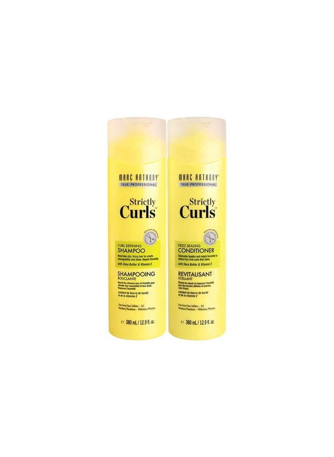 مارك أنتوني - شامبو True Professional Strictly Curls Curl Defining - 380 مل وبلسم - 380 مل (عبوة مشتركة) - Image 1