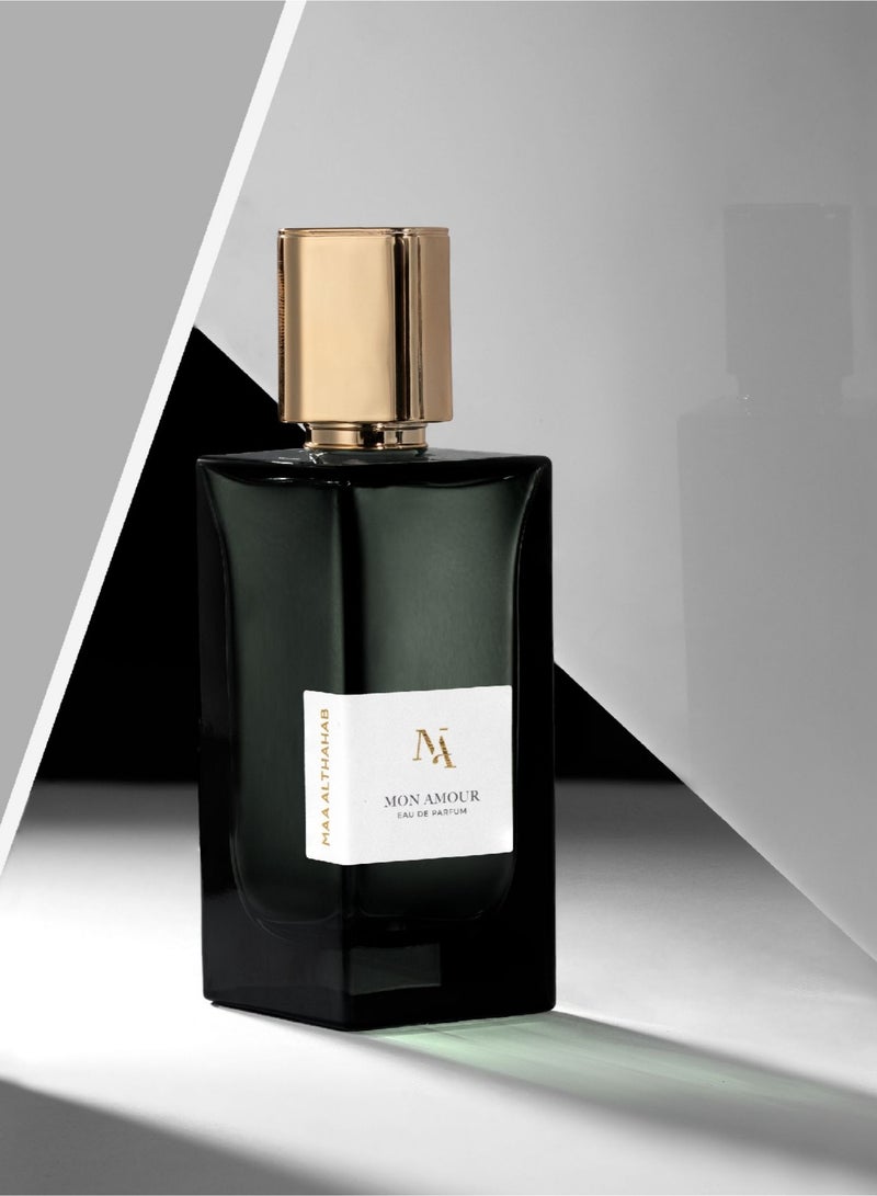 MAA ALTHAHAB Mon Amour EDP | Long-Lasting & Romantic Floral Scent | 75 ML | For Women Who Embrace Love & Passion - Image 4