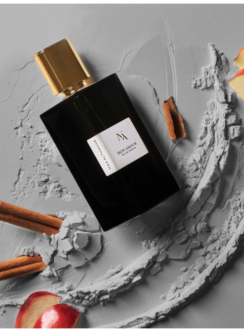 MAA ALTHAHAB Mon Amour EDP | Long-Lasting & Romantic Floral Scent | 75 ML | For Women Who Embrace Love & Passion - Image 3