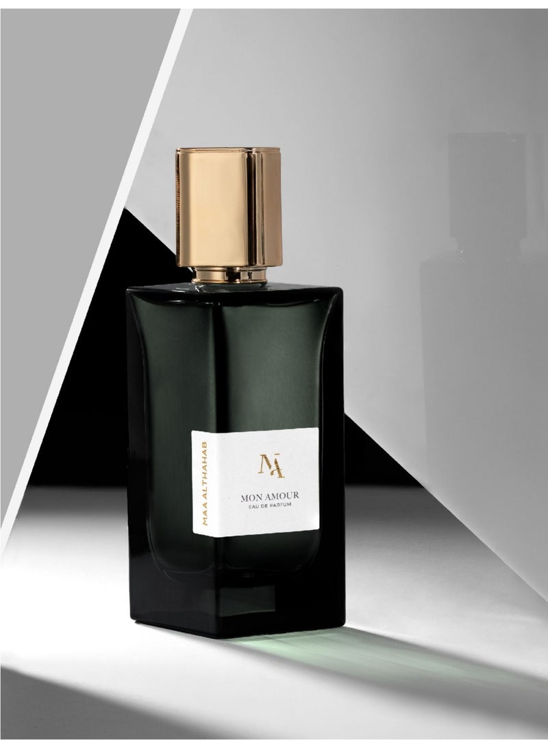 MAA ALTHAHAB Mon Amour EDP | Long-Lasting & Romantic Floral Scent | 75 ML | For Women Who Embrace Love & Passion - Image 4