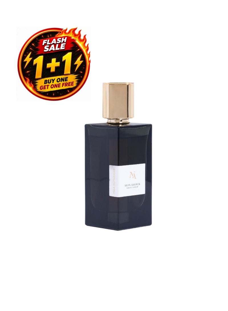 ماء الذهب | مون أمور |  أو دو بارفان | عطر زهري رومانسي ثابت يدوم طويلاً | 75 مل | للنساء اللواتي يجسدن الحب والشغف - Image 1