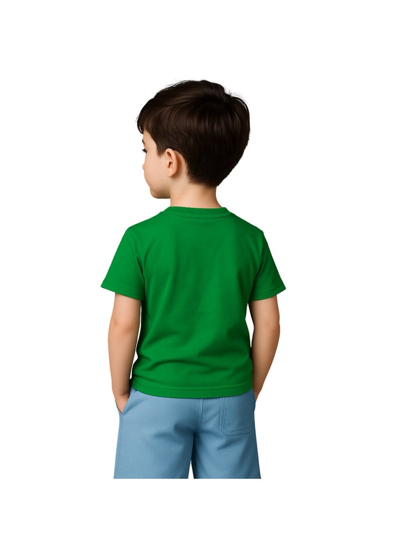 Printshop4me Kids Round Neck boys T Shirt 170 GSM Pure Cotton Basic Colors - Image 5