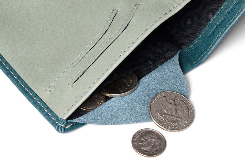 Bellroy Note Sleeve, Slim Leather Wallet, RFID Editions Available (Max. 11 Cards and Cash) - Teal - Image 5