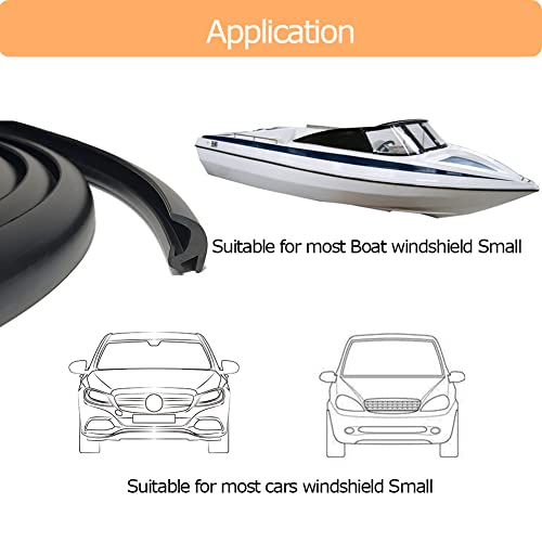 Tintvent Windshield Gasket, Glass Rubber Seal for Car Windshield Small, Truck and Van,13 Feet (4 Meter) - Image 4