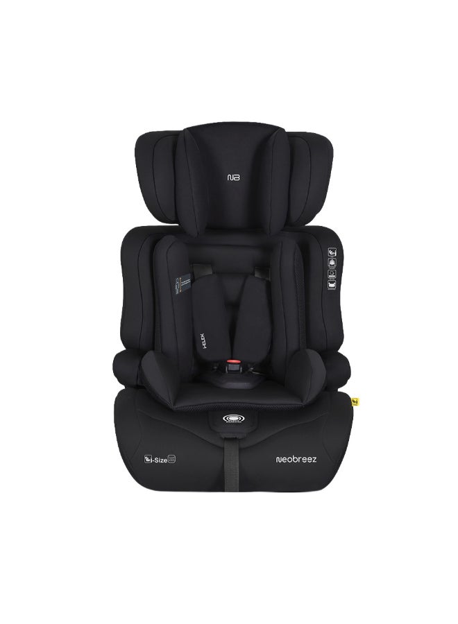 neobreez I-Elek 3 In 1 Universal Children‘S I-Size Toddler Car Seat,Ece R129,Group 1/2/3,High Back Booster Seat,Adjustable Headrest,3-Point Safety Belt,5 Point Harness(9-36 Kg,76-150 Cm,9M To 12Yrs) - Image 1