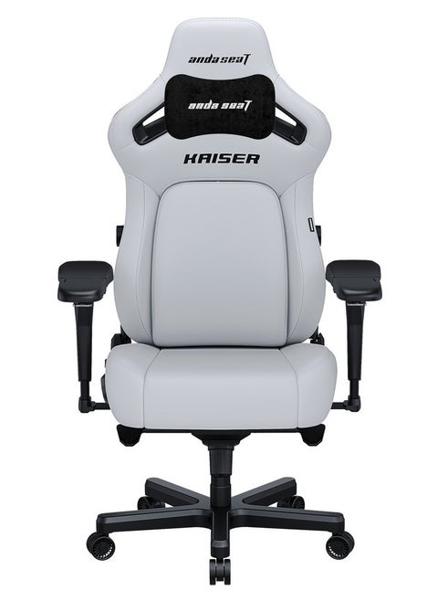 AndaSeat Kaiser 4 Series, XL, Premium PVC Leather, Cloudy White | AD12YDDC-XLL-20-W-PV/C