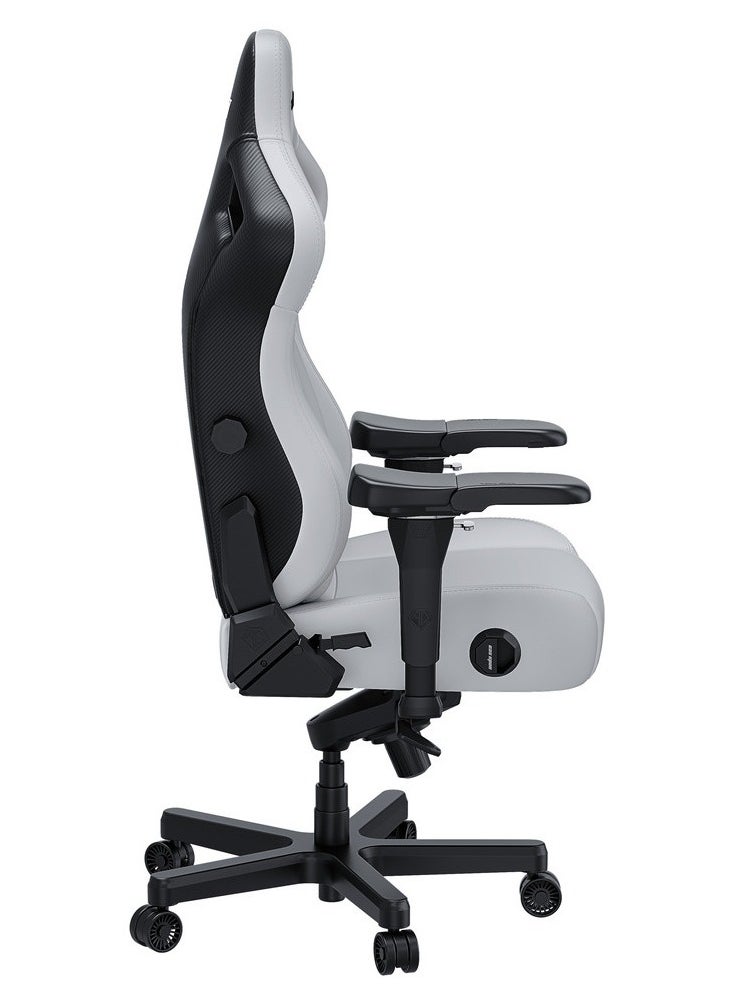 AndaSeat Kaiser 4 Series, XL, Premium PVC Leather, Cloudy White | AD12YDDC-XLL-20-W-PV/C