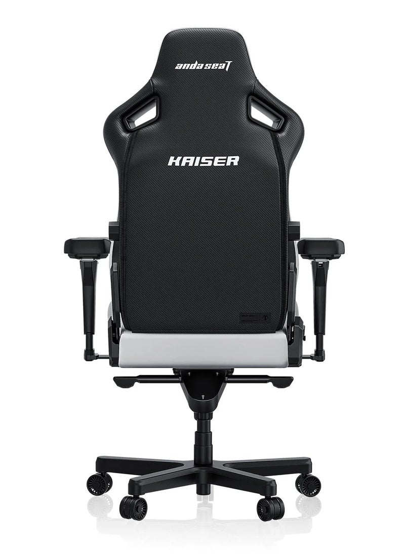 AndaSeat Kaiser 4 Series, XL, Premium PVC Leather, Cloudy White | AD12YDDC-XLL-20-W-PV/C