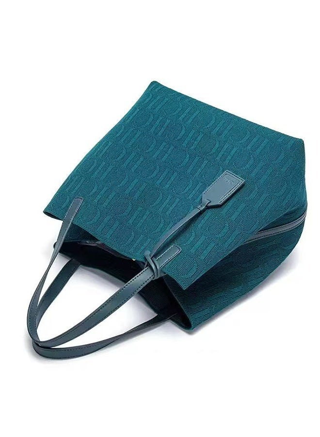 CH CH CHCH New Fashionable Design Women's Large-capacity Tote Bag Green - Image 2