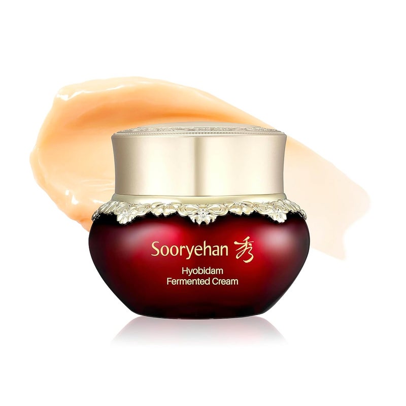 Sooryehan Hyobidam Fermented Cream 17fl oz  Korean Facial Care Face Moisturizer for Women Wrinkle Cream for Women Night Cream for Face with Wild Ginseng  Snow Fungus