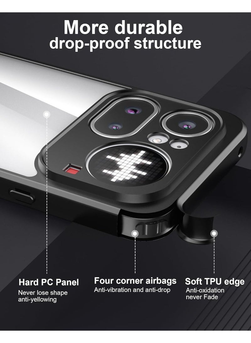 Case for Nothing Phone 4a Pro Shockproof Crystal Clear Hard Back Cover [Anti-Yellowing] Case 360 Degree Protection TPU Bumper Transparent Back Cover Case - Image 5
