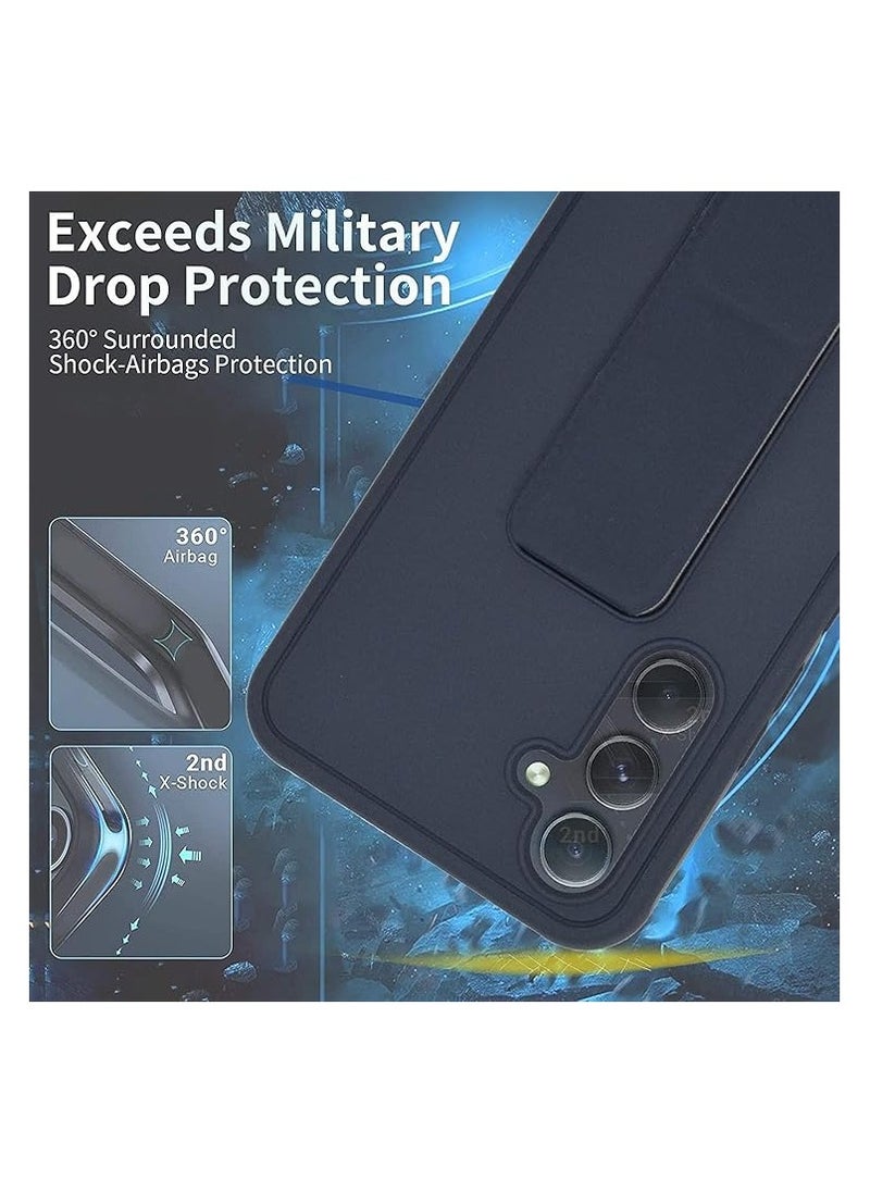 TWEGGON Samsung A56 Case, Protection Back Case with Stand for Samsung Galaxy A56 Blue  - Image 4