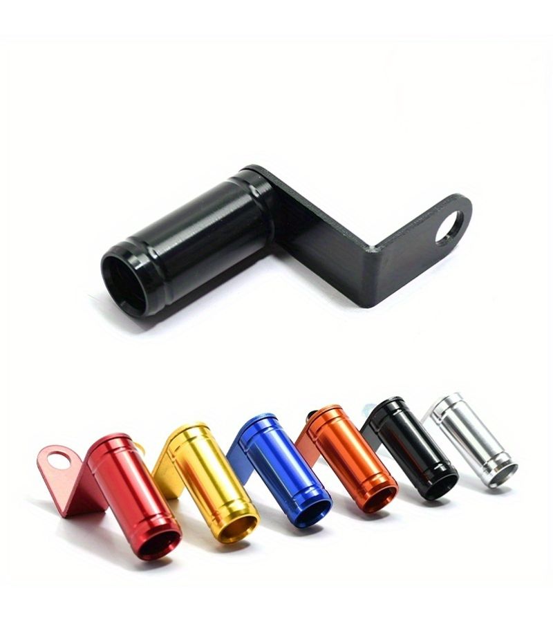 Silvery Aluminum Alloy Rearview Mirror Extension Bracket for Electric Vehicles Motorcycles Scooters - Image 4