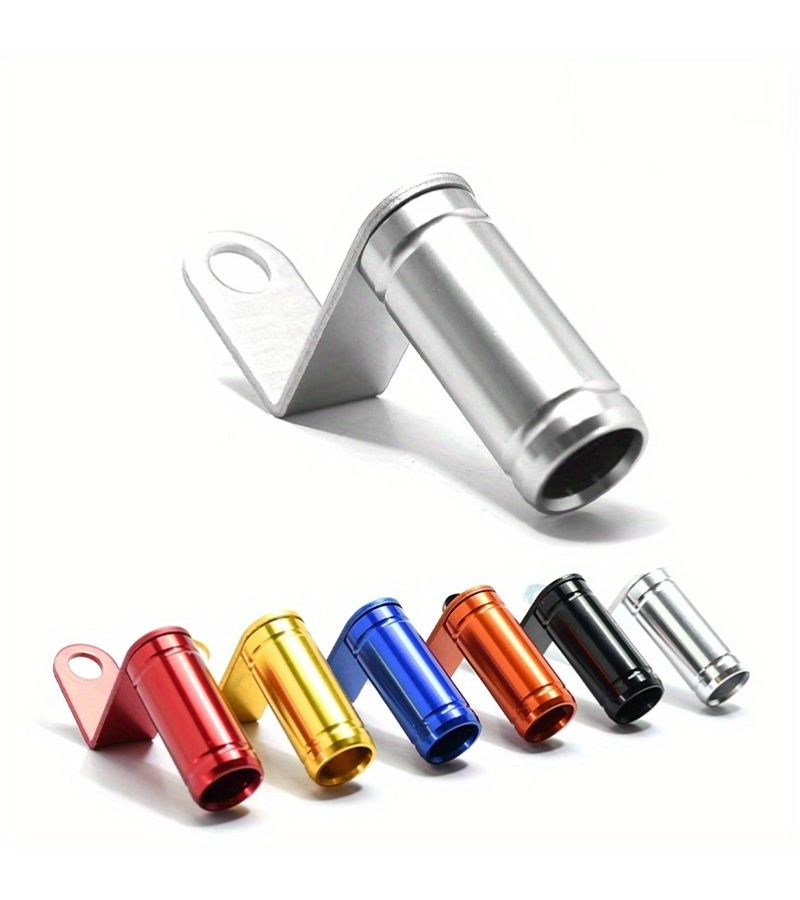 Silvery Aluminum Alloy Rearview Mirror Extension Bracket for Electric Vehicles Motorcycles Scooters - Image 5