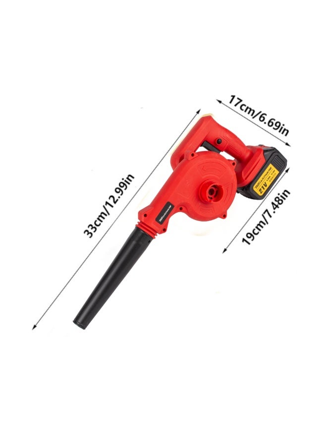 TriThardware 21V Cordless Mini Electric Blower Kit, High Wind Speed for Cleaning Workshop,Garage,Inflating Air Mattress,Leaf Blower for Small Patio Areas, Included 1pcs Battery and Charger - Image 2