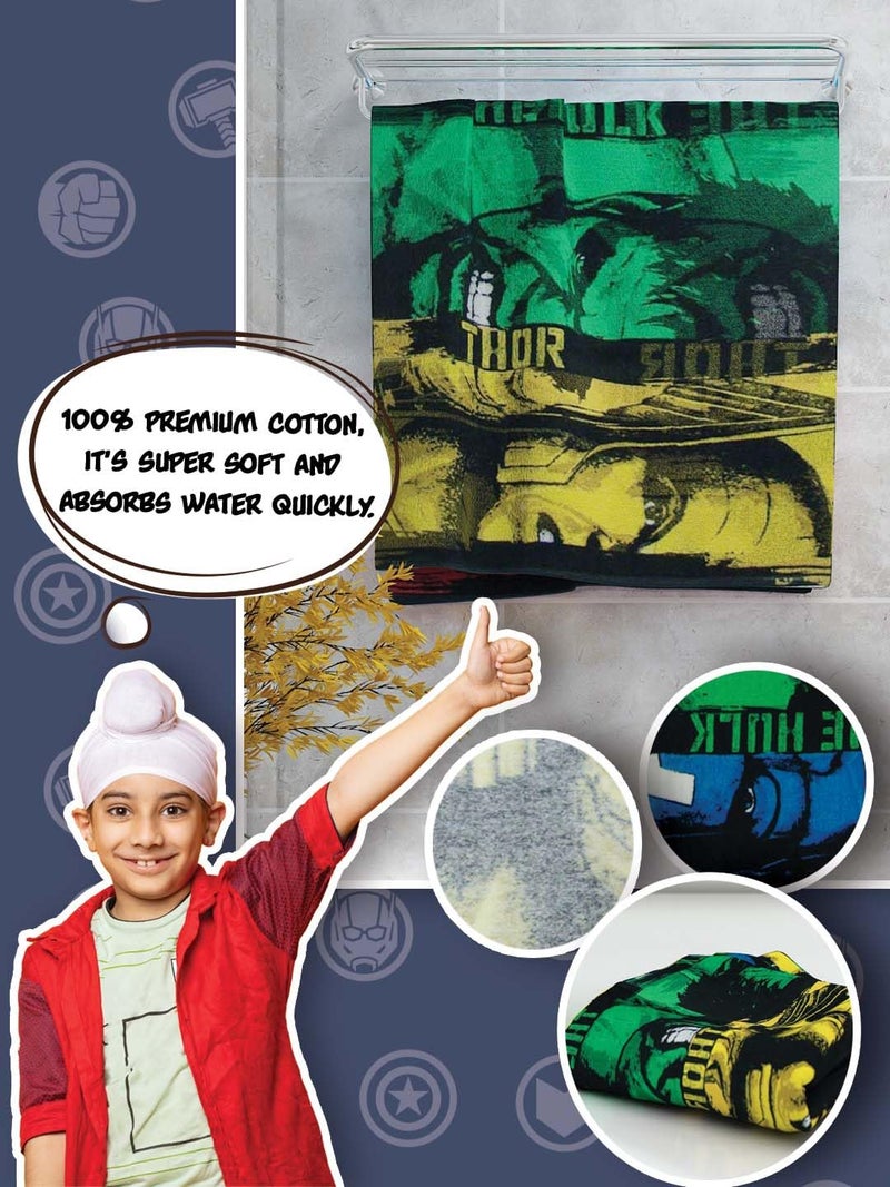 Athom Living Campatible with Marvel Avengers Kids Bath Towel 350 GSM 60x120 cm - Image 3