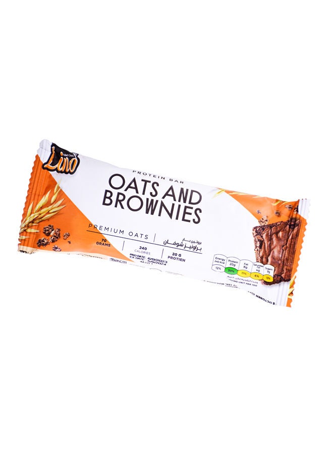 Lino Protein Bar With Oats Brownies 70g
