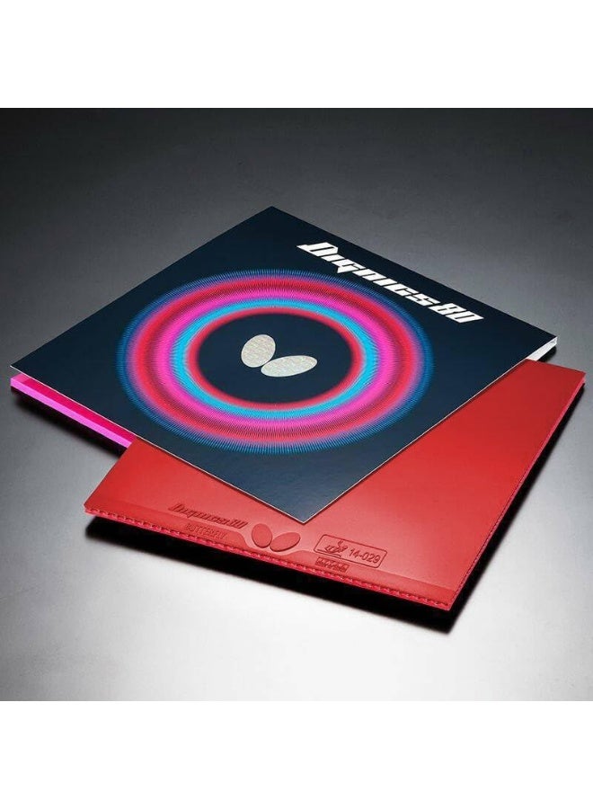 Butterfly Dignics 80 Table Tennis Rubber Table Tennis Rubber | 1.9 mm or 2.1 mm | Red or Black | 1 Inverted Table Tennis Rubber Sheet | Professional Table Tennis Rubber - Image 2