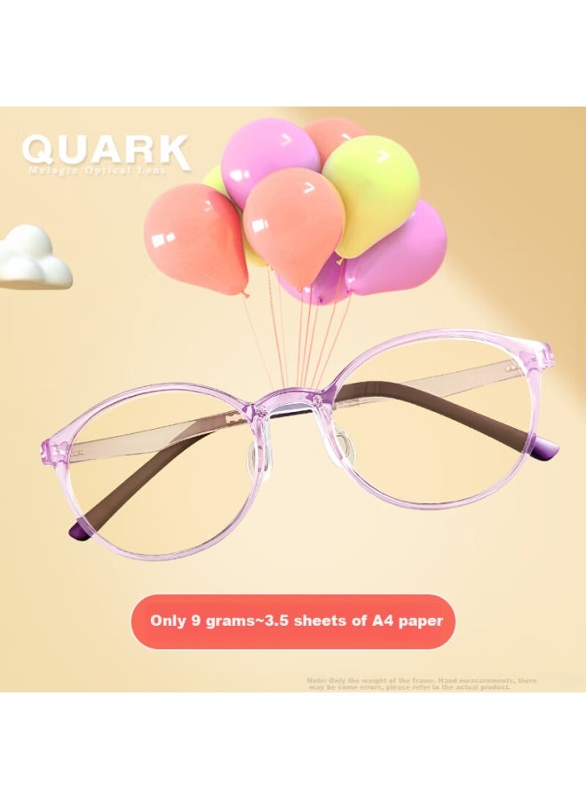 Quark American Patented Children's Anti-blue Light Gl, Black Anti-glare Radiation Protection, Specially Designed For Online Cl, Student Children's Protective Eyewear - Image 2