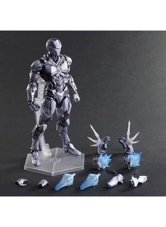 General Marvel's Avengers Iron Man Gray Action Figure Model Ornaments, Iron Man Model Toys Decoration Collection Gifts  - Image 1