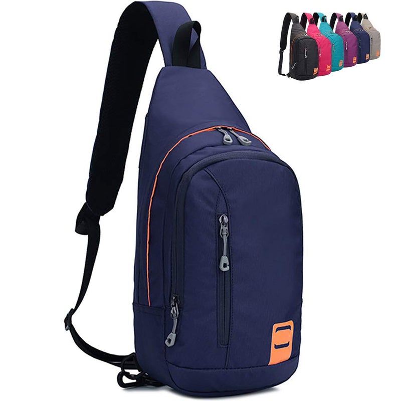 Peicees Small Sling Backpack Waterproof Unisex Shoulder Bag Chest Crossbody Daypack - Image 1