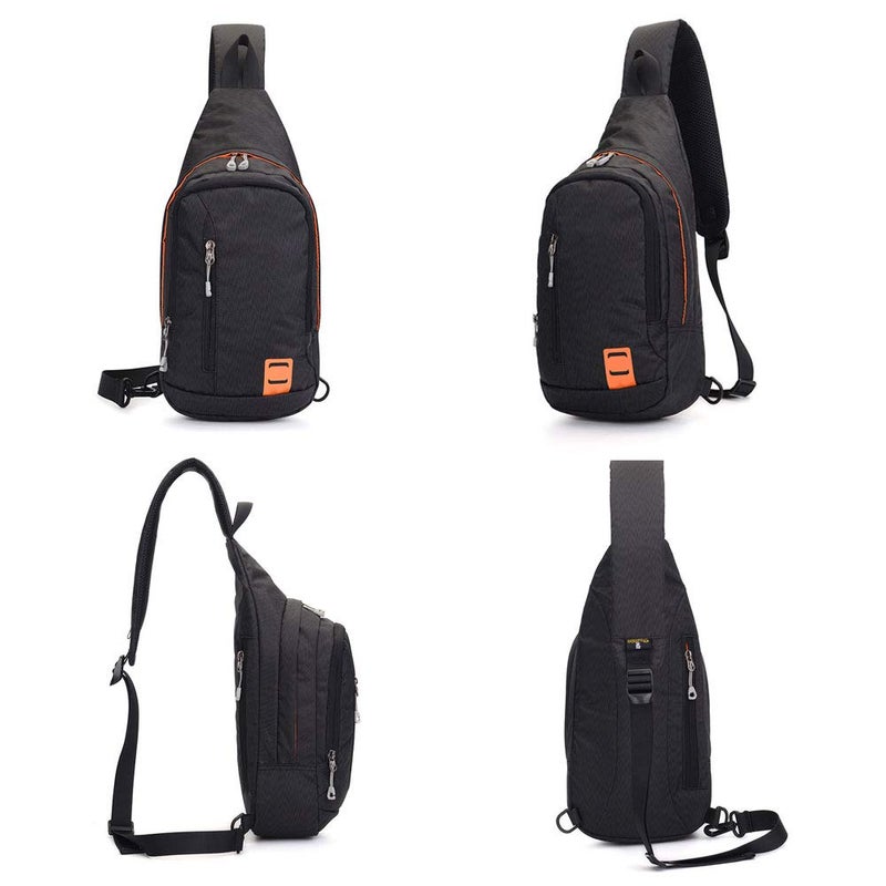 Peicees Small Sling Backpack Waterproof Unisex Shoulder Bag Chest Crossbody Daypack - Image 5