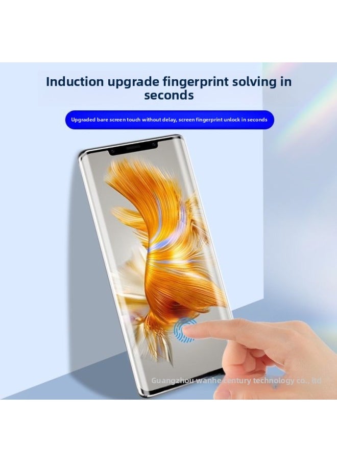 Generic - High Aluminum Large Arc HD UV Tempered Film For Huawei Honor/oppo/vivo/For Xiaomi/one Plus Curved Screen Film-Color:[HD] UV Bare Film-Size:For Huawei Nova10pro/nova11pro/nova11ultra/maimang 30/enjoy 70x - Image 1