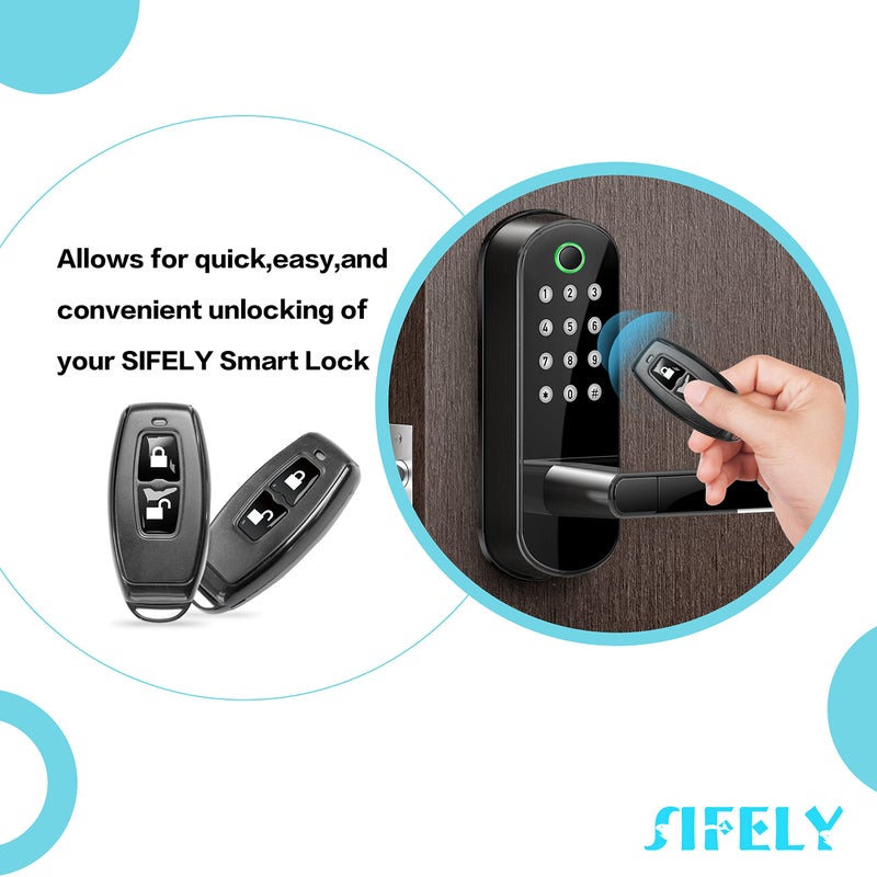 Sifely Wireless Key Fob, Smart Lock Wireless Key Fob, R Model Wireless Key Fob - Image 2