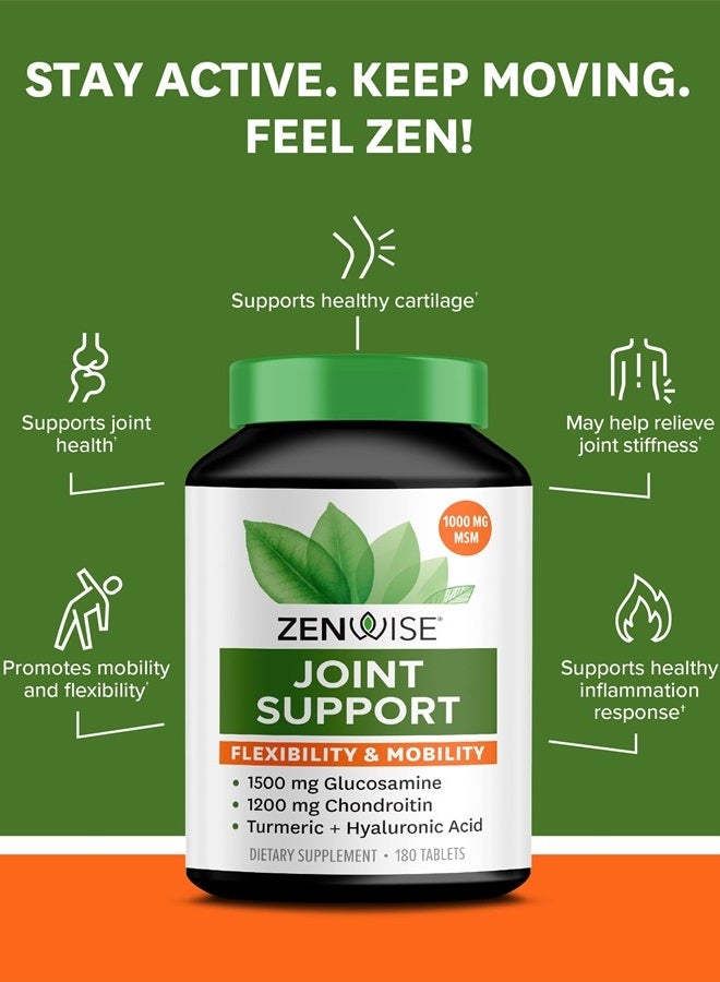 Zenwise Health Joint Support, Flexibility & Mobility, 180 Tablets - Image 3