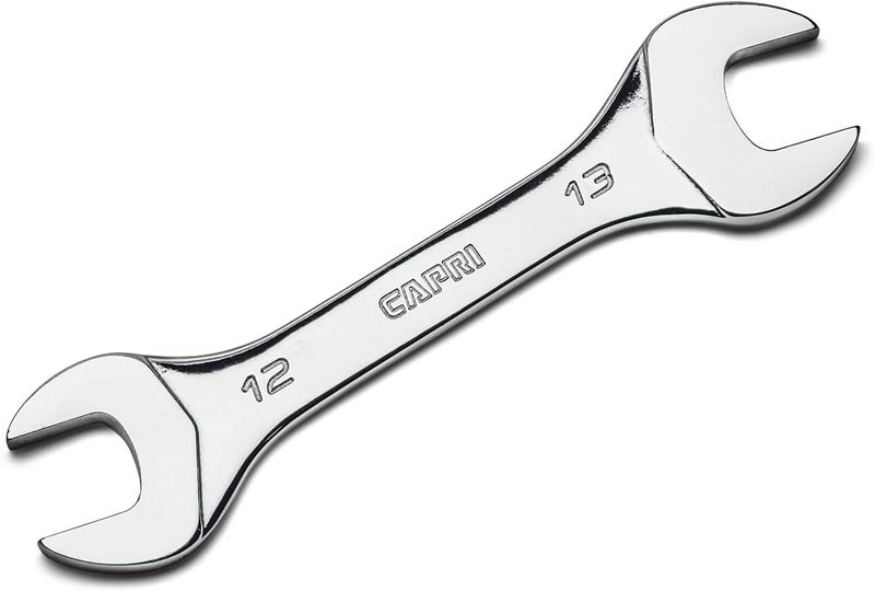 Capri Tools 12 mm x 13 mm Slim Mini Open End Wrench, Metric - Image 1