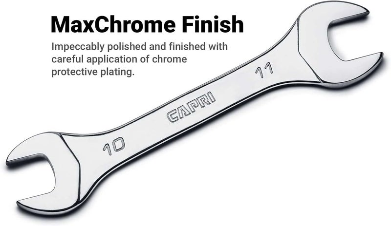 Capri Tools 12 mm x 13 mm Slim Mini Open End Wrench, Metric - Image 5