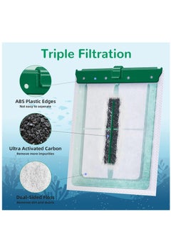 SYOSI Carbon Activated Filter for Medium Aquarium, 6Pack Power Filters for Tetra Whisper Bio-Bag, Medium Aquarium Replacement Filter Cartridges for Tetra ReptoFilter Cartridges Aquariums  - Image 3