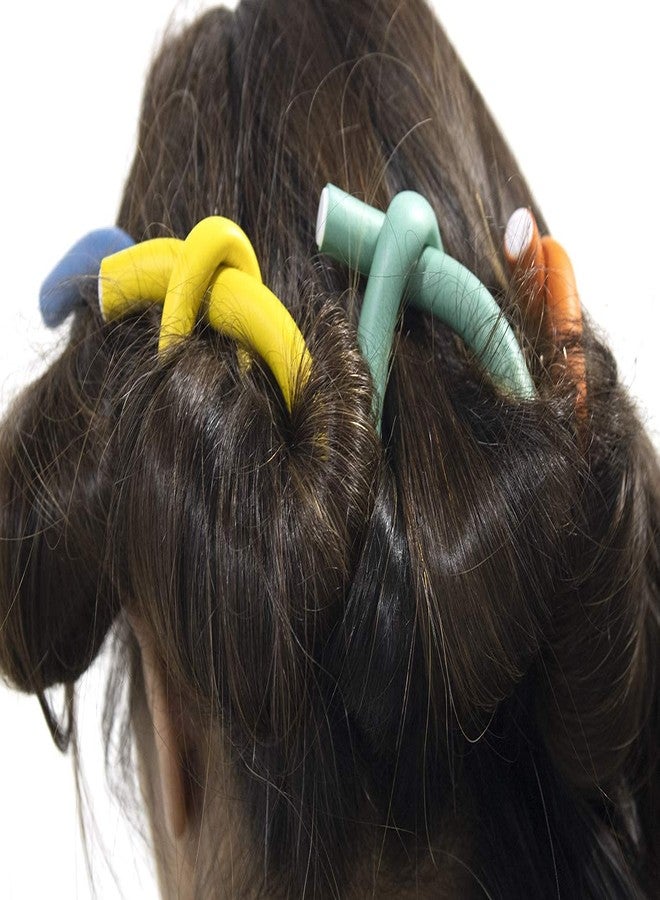 RKR Hair Curling Flexi Rod Rollers Soft Twist Hair Curler For Women 10 Pcs Pack Of 1 - Image 2