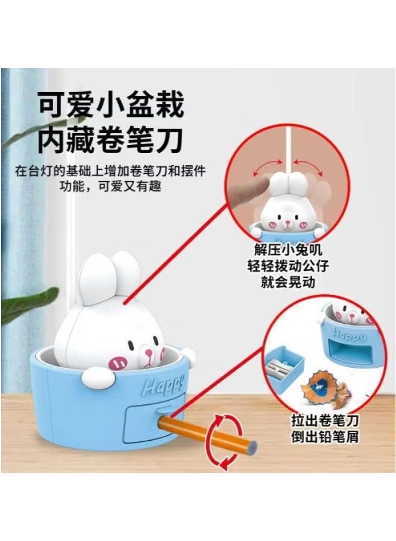 Desk lamp for studying and reading with built-in sharpener and cute bear design for kids  - Image 3