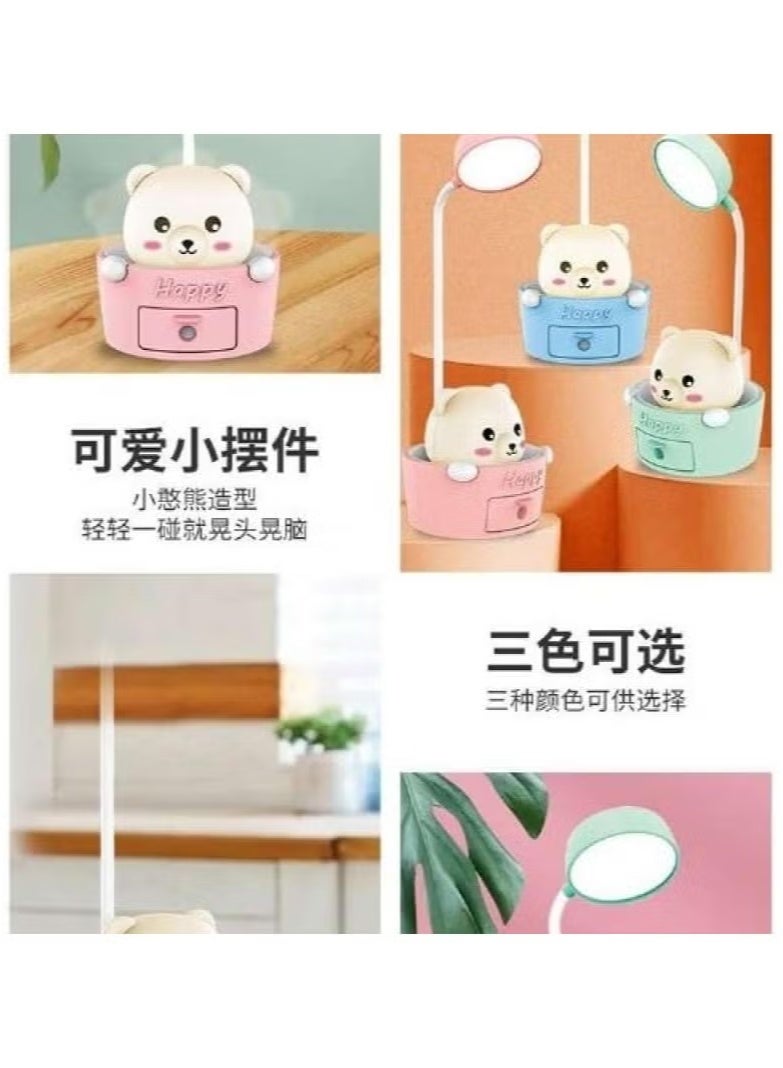Desk lamp for studying and reading with built-in sharpener and cute bear design for kids  - Image 4