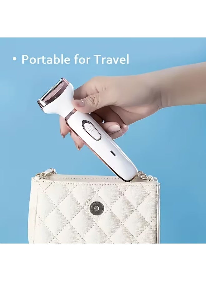 Texture Paris 4-In-1 Rechargeable Women'S Electric Shaver Set with Hair Trimmer, Nose Hair Remover, Eyebrow Shaper, And Underarm Hair Trimmer for Bikini Legs, Body, Face, And Underarms. Hair Removal Kit | Stylish Shaver Set | Compact Design - Image 4