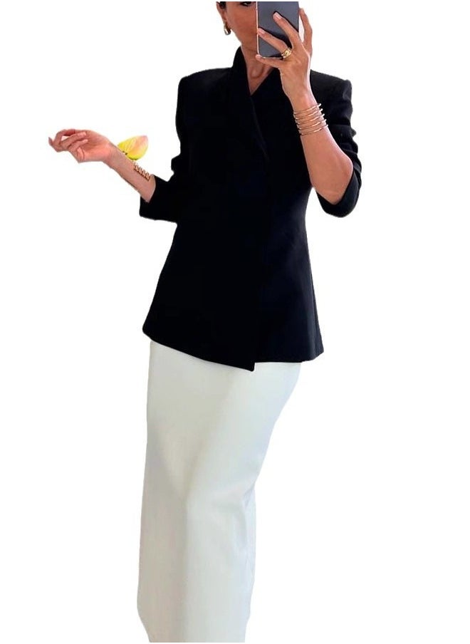Shougu INS Loose And Fashionable One Button Jacket For Women  - Image 1