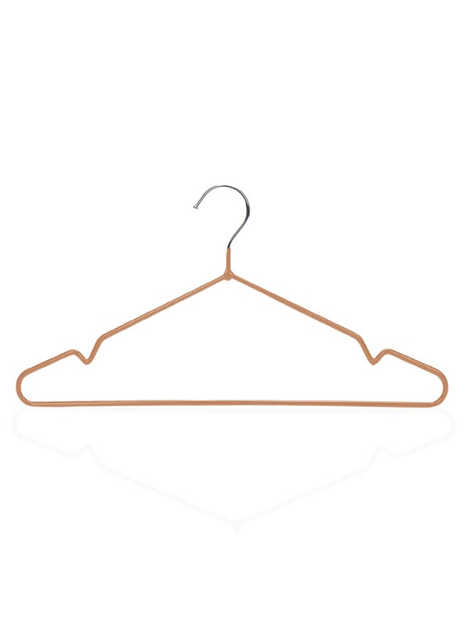 Feelings Metal Hanger Pvc Coated Gold 12Pcs Set 40Cm - Image 1