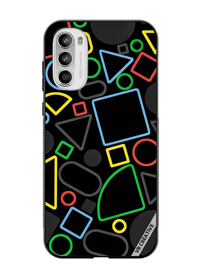 VR CREATIVE Protective Case Cover For Motorola Moto G82 Minimal Pattern Design Multicolour - Image 1