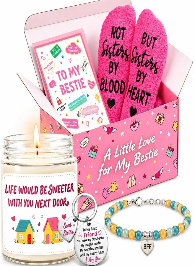 Happy Pop Besties Gifts for Women - Friend Best Gifts for Soul Sister, Christmas Valentine Present for BFF Birthday - Image 1