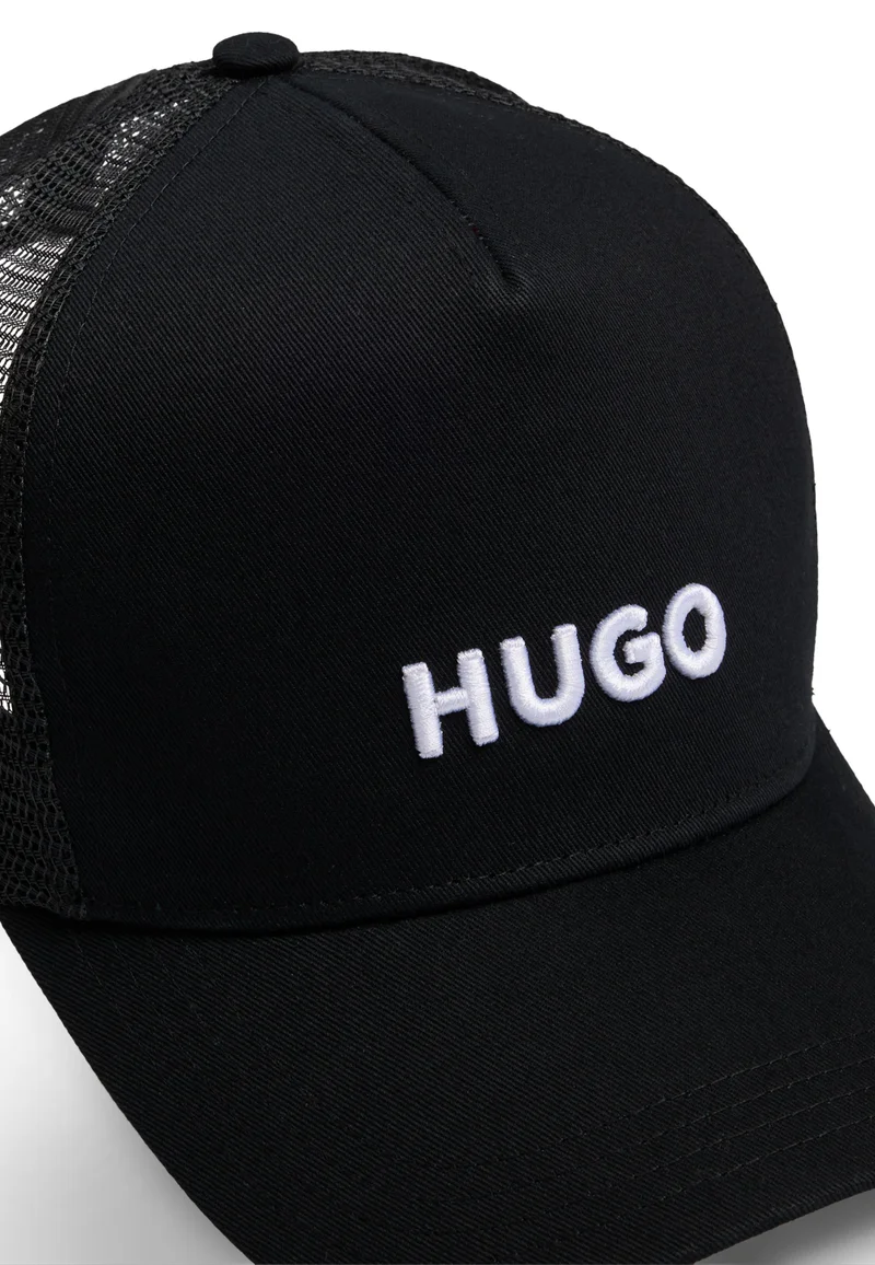 HUGO Cotton-twill cap with mesh panels