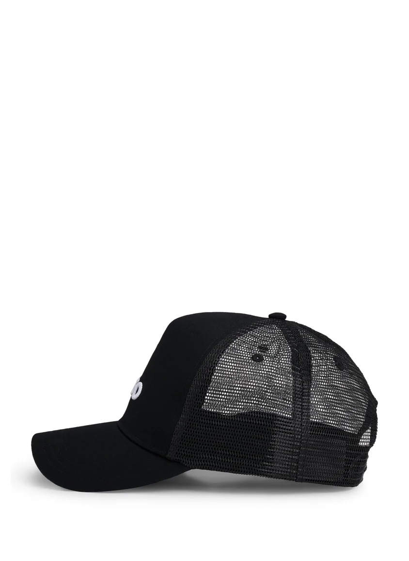 HUGO Cotton-twill cap with mesh panels
