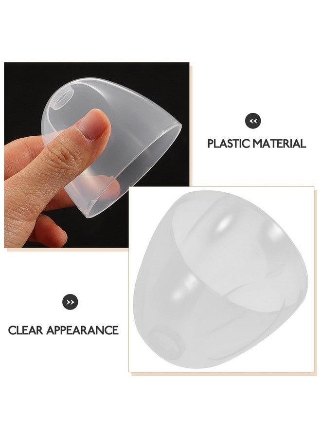 Toyvian 6 Pcs Bottle Accessories Bottle Caps Plastic Feeding Bottles Caps Clear Milk Bottle Caps Plastic Milk Bottle Lids Transparent Feeding Bottles Caps Clear Milk Bottle Lids - Image 3