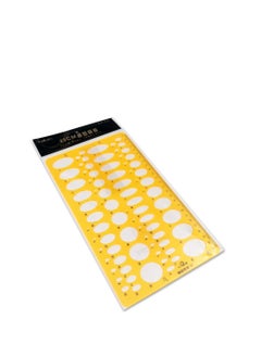 cokai Cokai Oval Stencil Template 25cm - No:KJ-012 